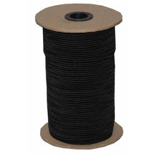 Load image into Gallery viewer, 3/8" Black Braided Elastic Band Roll - 144 Yard Roll-0