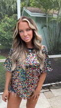 Load image into Gallery viewer, Multi Color Sequin Top

