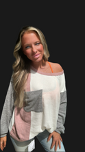 Load image into Gallery viewer, Bibi 3 tone Colorblock Top
