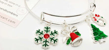 Load image into Gallery viewer, Christmas Charm Bracelet Silver-2

