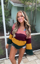 Load image into Gallery viewer, Bibi Multi Color Outseam Sweater

