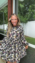 Load image into Gallery viewer, Floral Mock Neck Fall Dress
