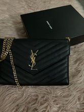 Load image into Gallery viewer, Ysl saint laurent authentic Cassandre wallet on chain
