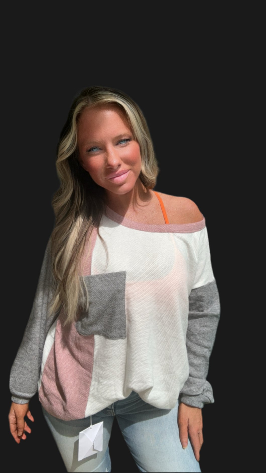 Bibi 3 tone Colorblock Top