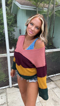 Load image into Gallery viewer, Bibi Multi Color Outseam Sweater
