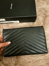 Load image into Gallery viewer, Ysl saint laurent authentic Cassandre wallet on chain
