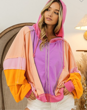 Load image into Gallery viewer, Bibi Raw Edge Vintage Hoodie
