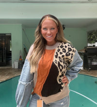 Load image into Gallery viewer, Bibi Mixed Media Sweater
