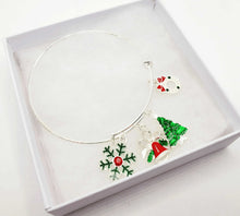 Load image into Gallery viewer, Christmas Charm Bracelet Silver-1
