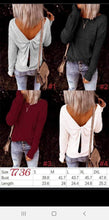 Load image into Gallery viewer, Dark Grey Open Back Sweater
