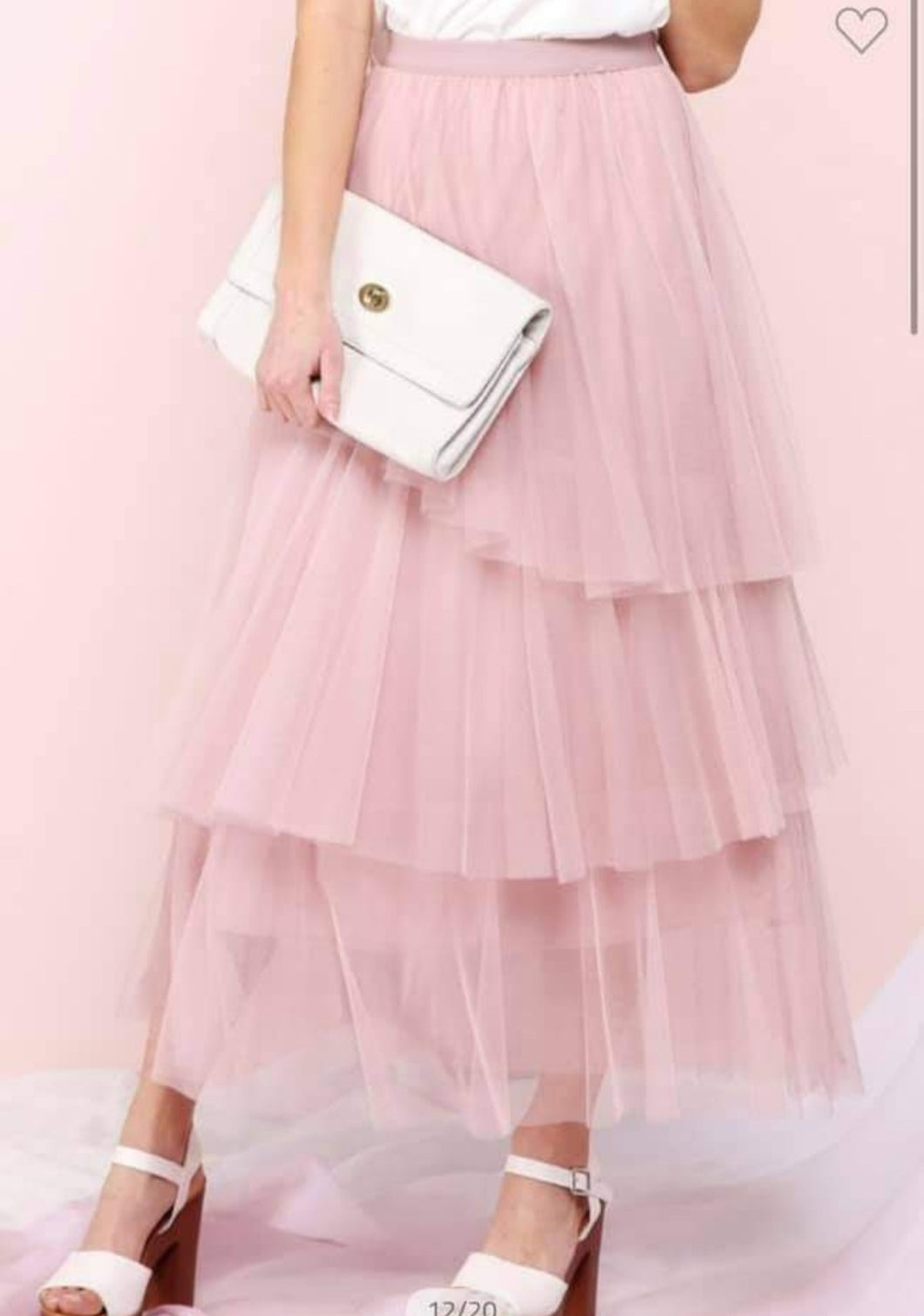 Dusty Pink Tulle Skirt