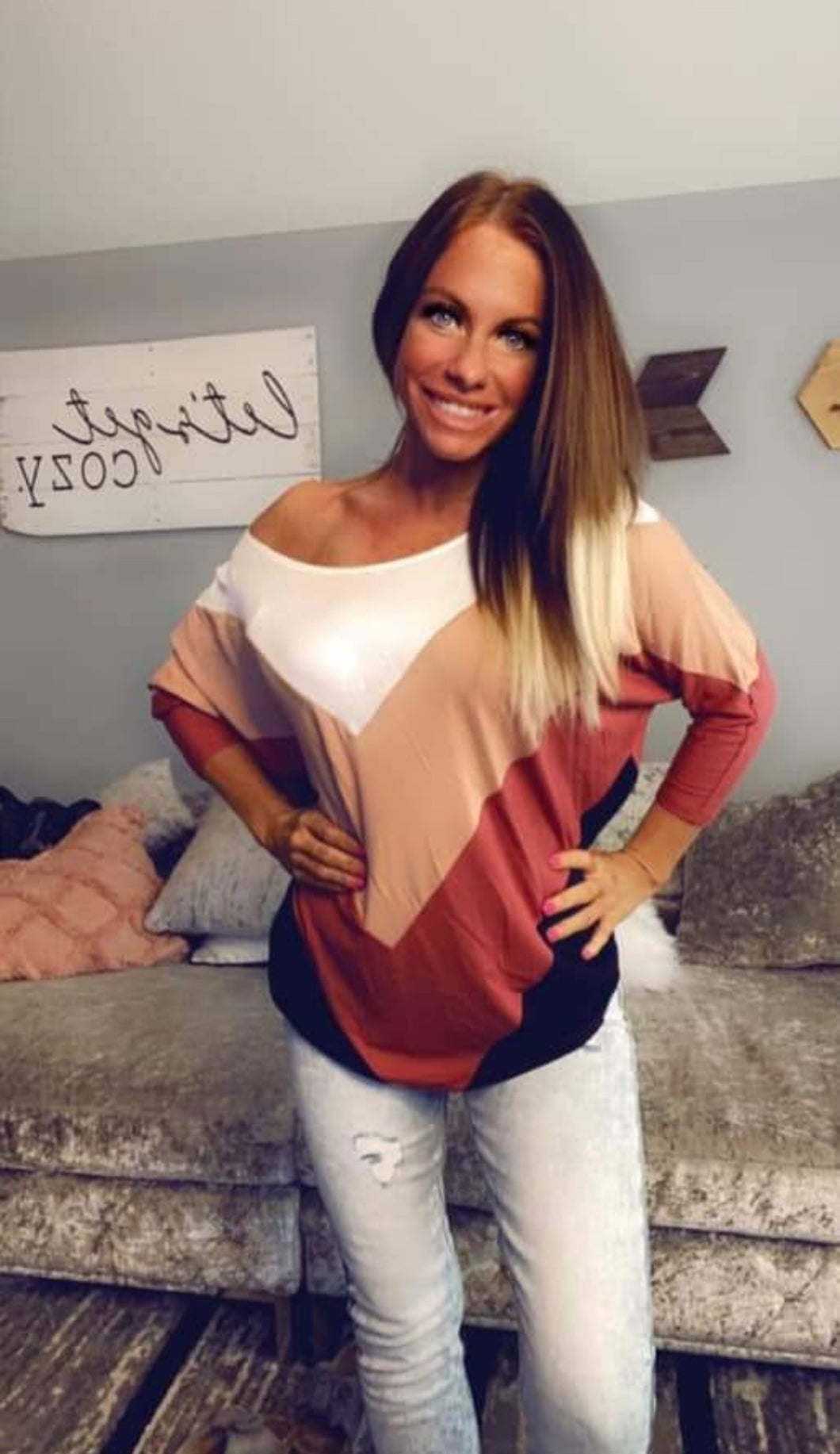 Colorblock Top