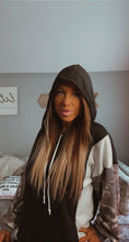 Load image into Gallery viewer, Black Camo hooded sweater
