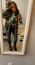 Load image into Gallery viewer, Green Flannel Shacket
