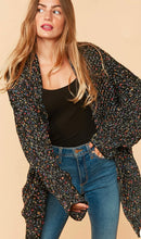 Load image into Gallery viewer, Black Confetti cardigan
