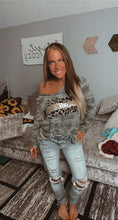 Load image into Gallery viewer, Camo sequin ColorBlock BiBI top
